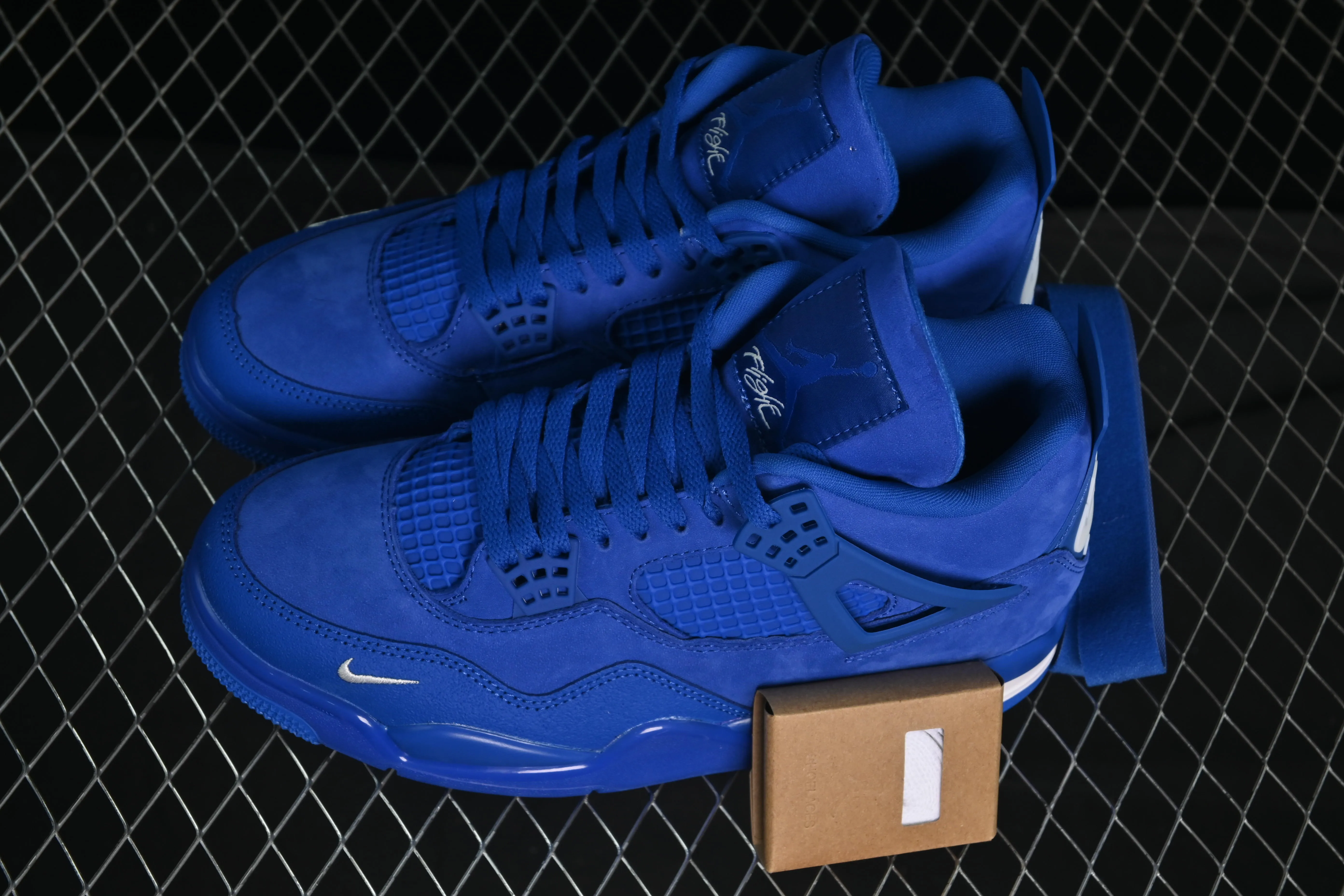 All categories Air Jordan Jordan series basketball shoes Air Jordan 4 Nigel Sylvester x Air Jordan 4 Retro "Blue" AJ4 Joe 4 joint blue brick HF4340-400